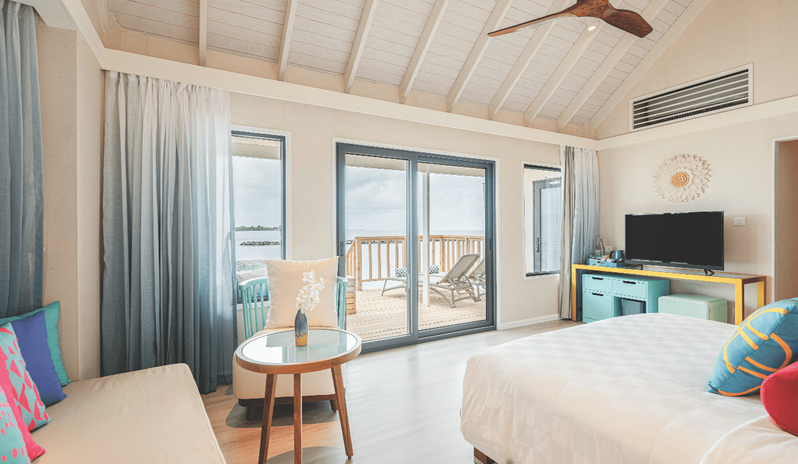 Sunrise and Sunset Water Villas, Bedroom